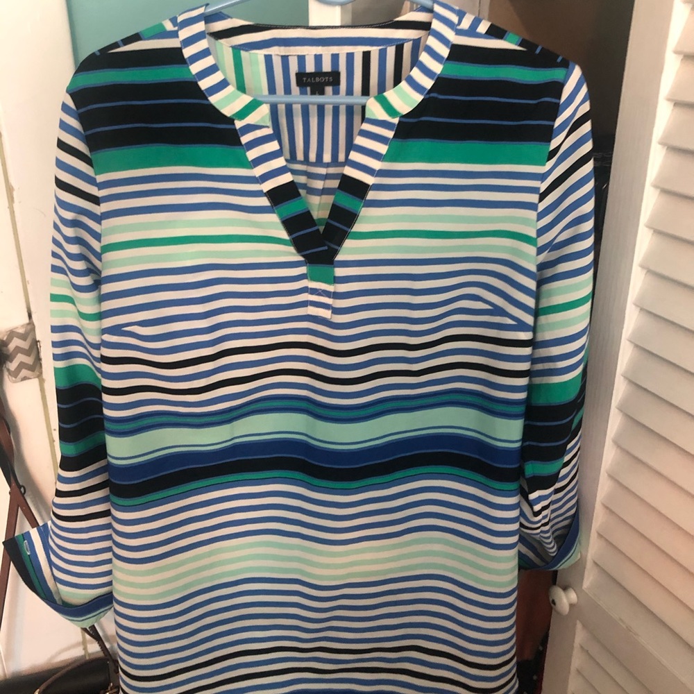 Talbots colorful tunic